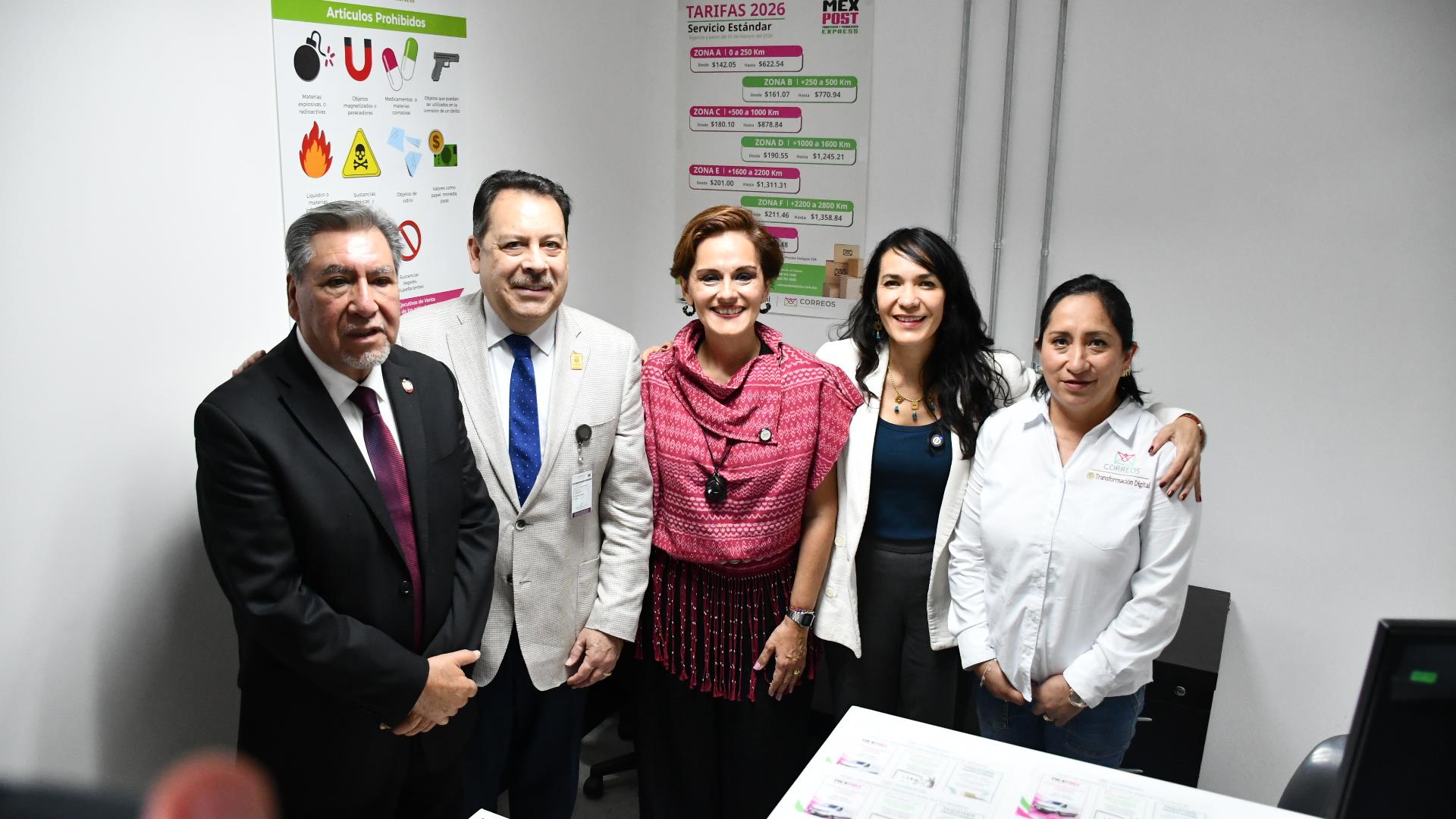  Inaguración de la nueva oficina de Correos de México en la Tienda SUPERISSSTE, Colonia Doctores